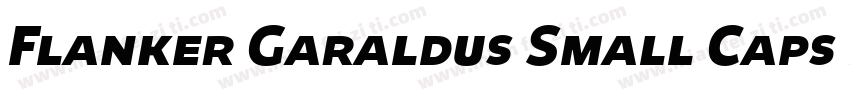 Flanker Garaldus Small Caps Italic字体转换